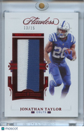 Jonathan Taylor 2021 Flawless 2 Color Jersey Patch Indianapolis Colts 13/15