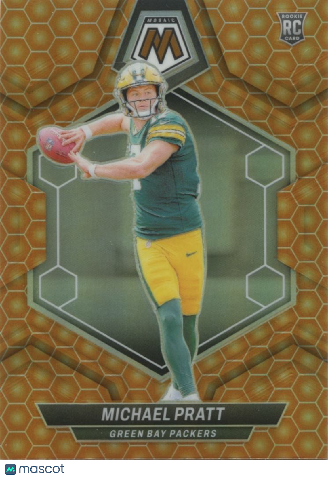 Michael Pratt 2024 Mosaic Honeycomb Prizm Rookie RC SSP Packers