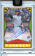 Gleyber Torres 2018 Topps Brooklyn Collection Auto Autograph RC NY Yankees 10/25