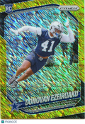 Donovan Ezeiruaku 2025 Prizm GOLD Shimmer Prizm Rookie RC Dallas Cowboys 4/10 #3