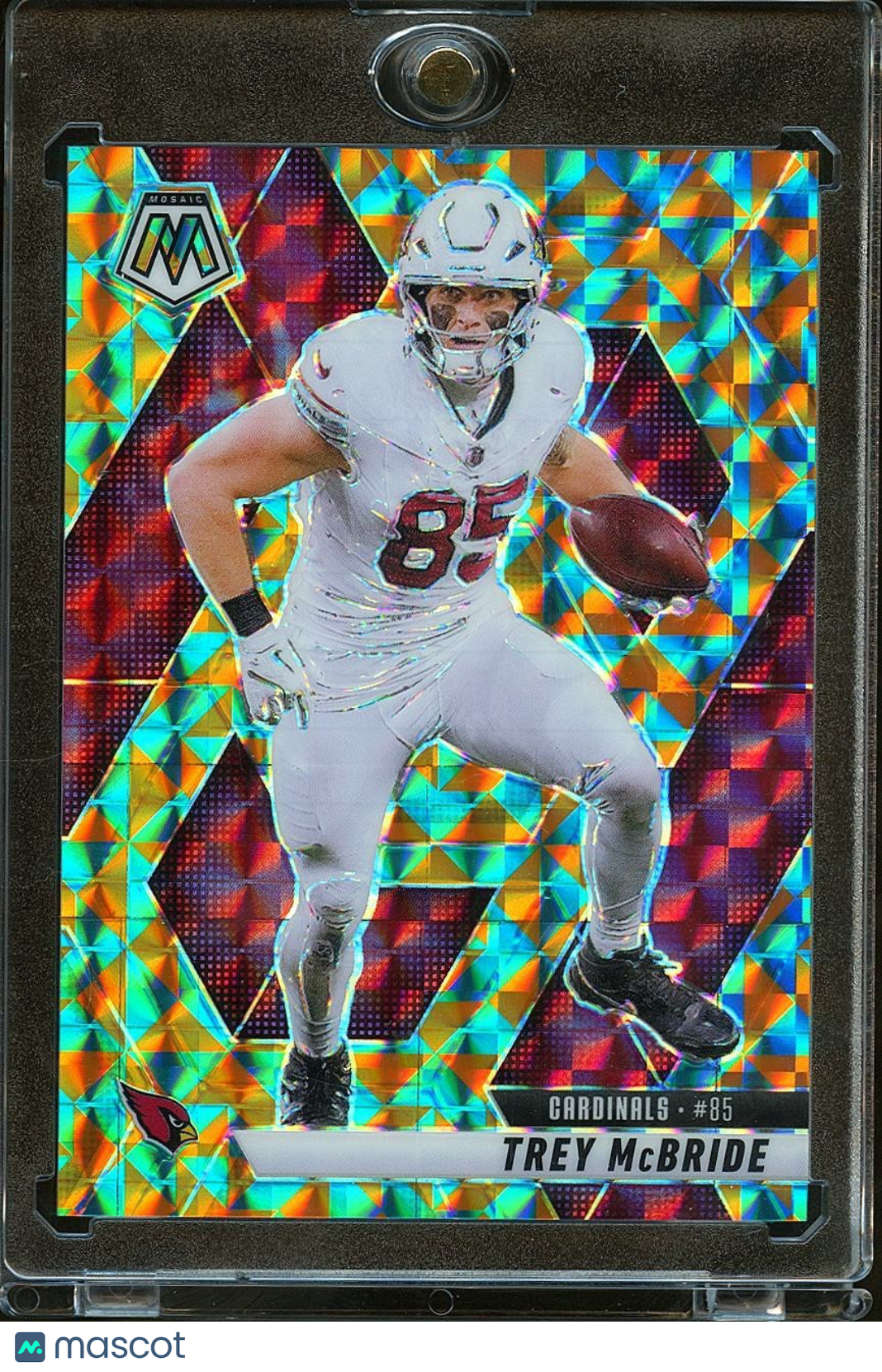 Trey Mcbride 2025 Mosaic Tellsellation Prizm SSP 03/15 Arizona Cardnials