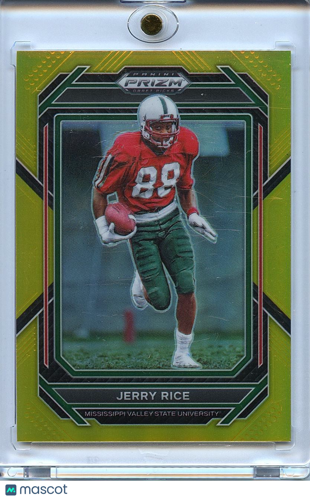 Jerry Rice 2023 Prizm Draft GOLD Prizm SSP San Francisco 49ers 5/10