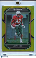 Jerry Rice 2023 Prizm Draft GOLD Prizm SSP San Francisco 49ers 5/10
