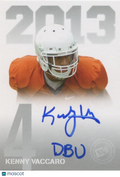 Kenny Vaccaro 2013 Press Pass Inscription Auto Autograph SSP RC Texas Longhorns
