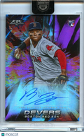Rafael Devers 2018 Topps Fire Auto Autograph RC Rookie Boston Red Sox 15/25