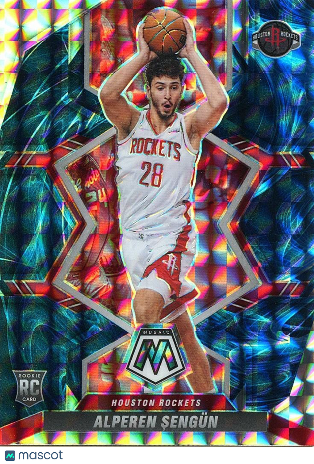 Alperen Sengun 2021-22 Mosaic Genesis SSP SHORTPRINT Rookie RC Houston Rockets