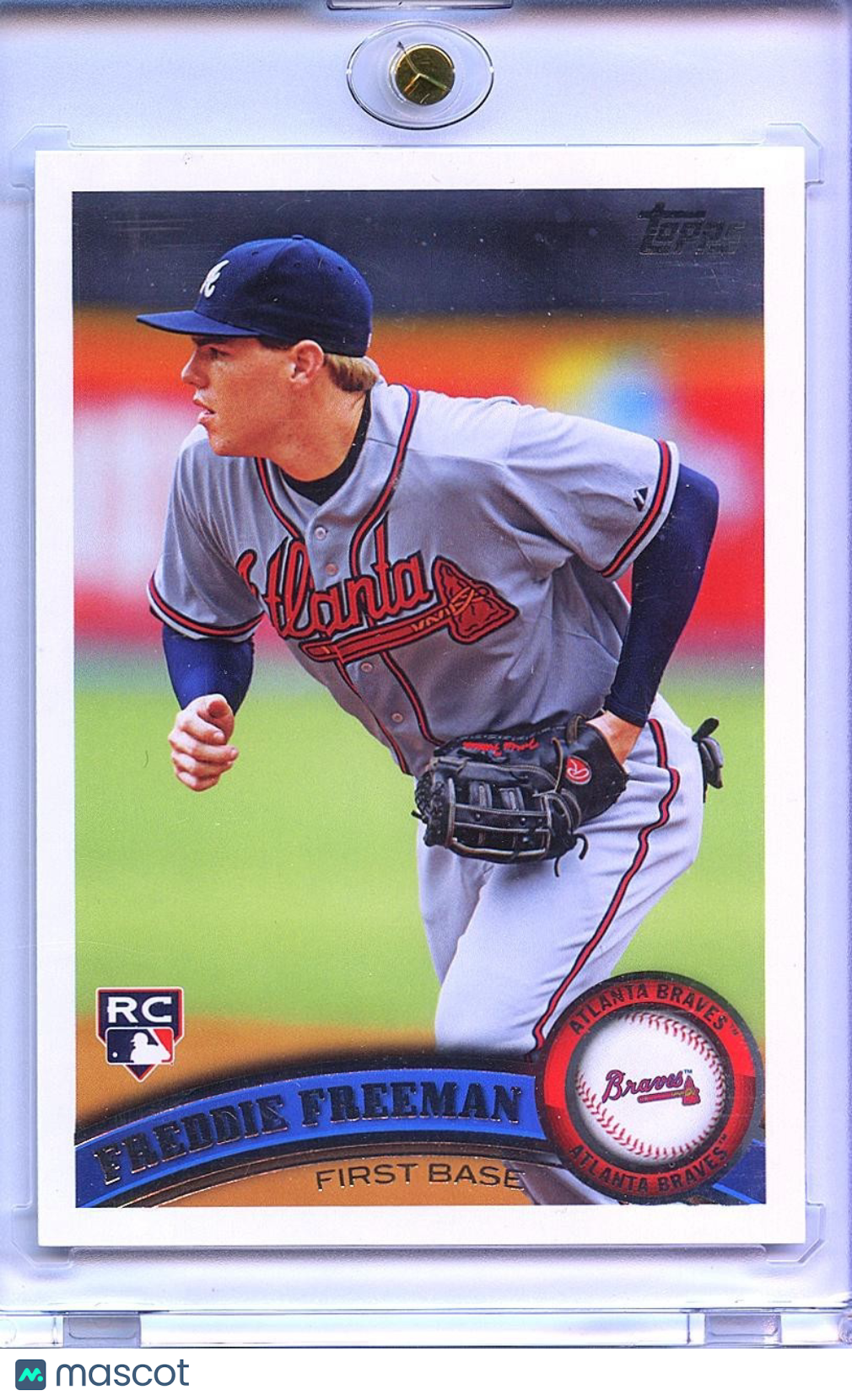 Freddie Freeman 2011 Topps Team Set Variation SSP Rookie RC Atlanta Braves #11
