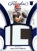 Dillon Gabriel 2025 Flawless Nameplate Jersey Patch RC Cleveland Browns 8/10