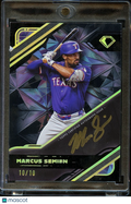 Marcus Semien 2025 Topps Diamond Icons autograph 10/10