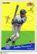 Ichiro Suzuki 2002 Fleer Tradition Glossy 92/200 Seattle Mariners #88