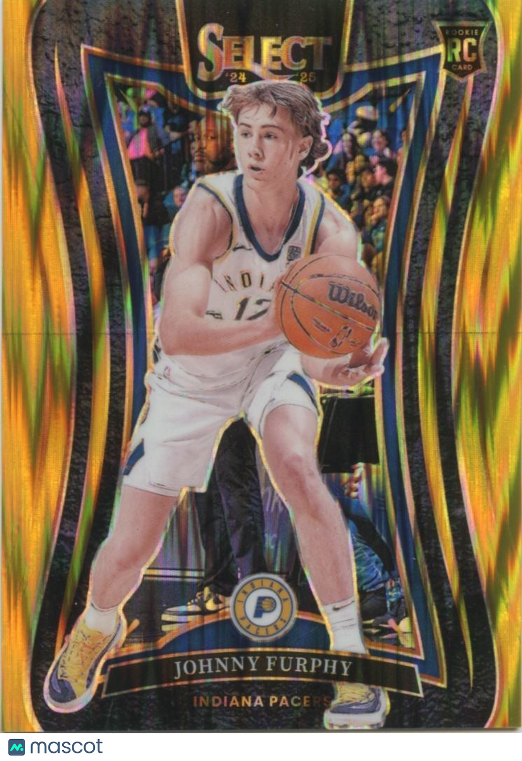 Johnny Furphy 2024-25 Select Mezznine GOLD Prizm Rookie RC Indiana Fever 8/10
