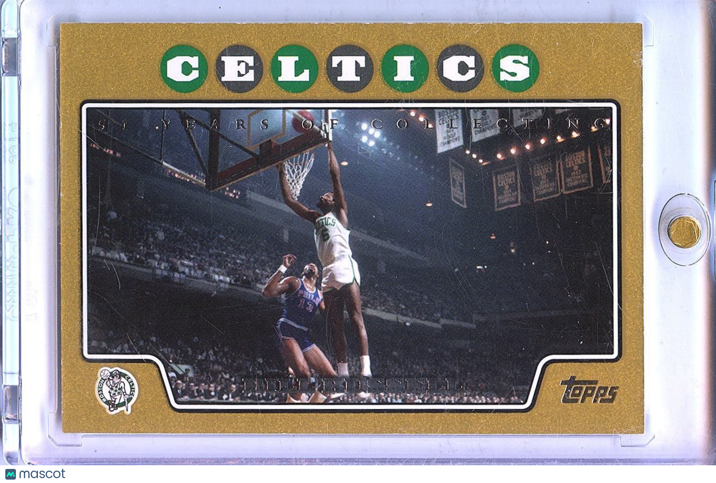 Bill Russell 2008 Topps GOLD Parallel Boston Celtics 272/2008 #175