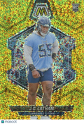 J.C. Latham 2024 Mosaic Gold Sparkle Prizm SSP Rookie RC Titans 4/24