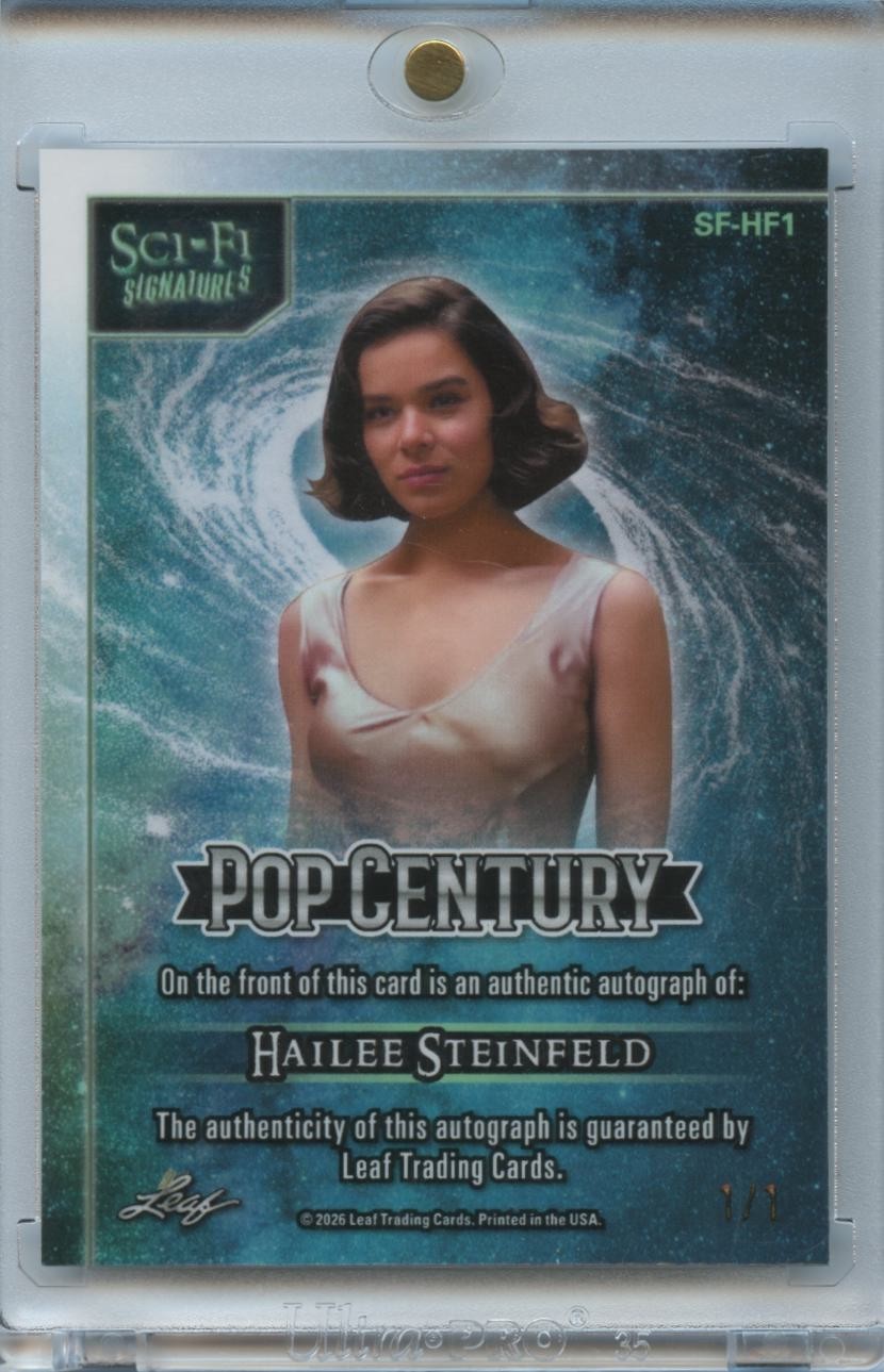 Hailee Steinfeld 2026 Leaf Pop Century Auto Autograph Sinners 1/1