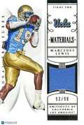 Marcedes Lewis 2015 National Treasures Jersey Patch UCLA Jaguars 93/99