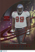 Warren Sapp 2000 Playoff Momentum Star Gazing RED Tampa Bay Buccaneers 6/75
