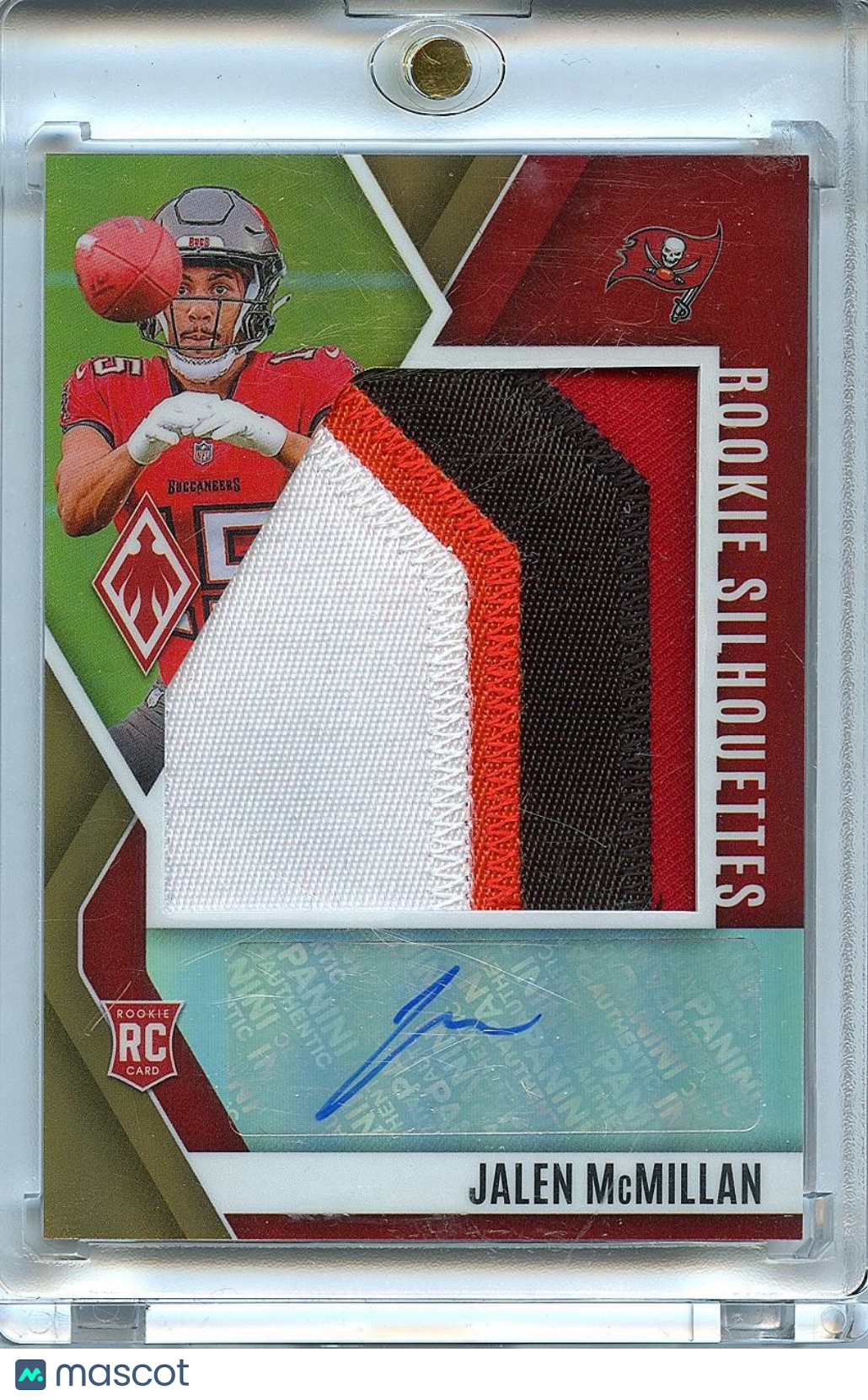 Jalen Mcmillan 2024 Phoenix Auto Autograph Patch RC Tampa Bay Buccaneers 4/33