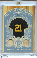 Roberto Clemente 2025 Leaf Lumber Game Used Bat Relic Pittsburgh Pirates 2/6