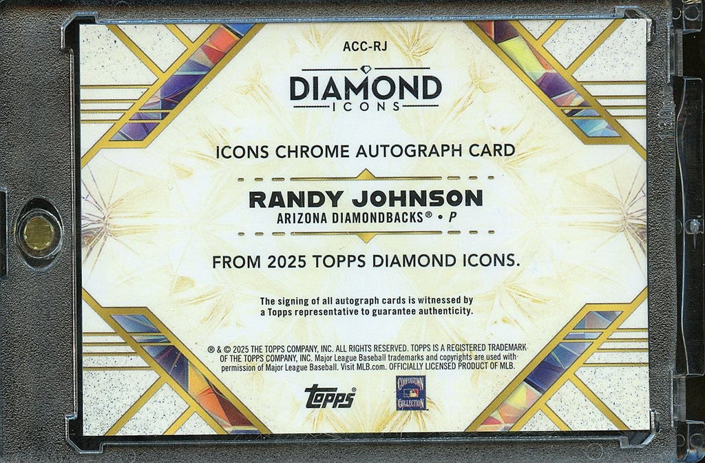 Randy Johnson 2025 Diamond Icons Auto Autograph Arizona Diamondbacks 11/15