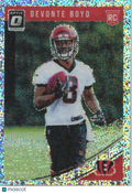 Devonte Boyd 2018 Optic White Sparkle Prizm SSP SHORTPRINT RC Bengals