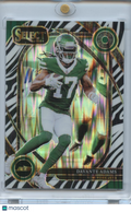 Davante Adams 2024 Select Club Level Zebra Prizm SSP New York Jets