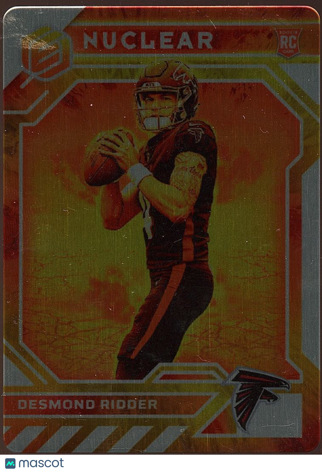 Desmond Ridder 2022 Elements Nuclear SSP CASE HIT Rookie RC Atlanta Falcons