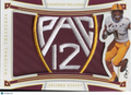 Xazavian Valladay 2023 National Treasures LOGO PATCH RC Arizona State 1/1