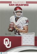 Sam Bradford 2016 Panini Multisport Game Worn Patch Oklahoma Sooners 96/99