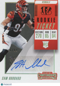 Sam Hubbard 2018 Contenders Ticket Stub Auto Autograph RC Bengals 46/94