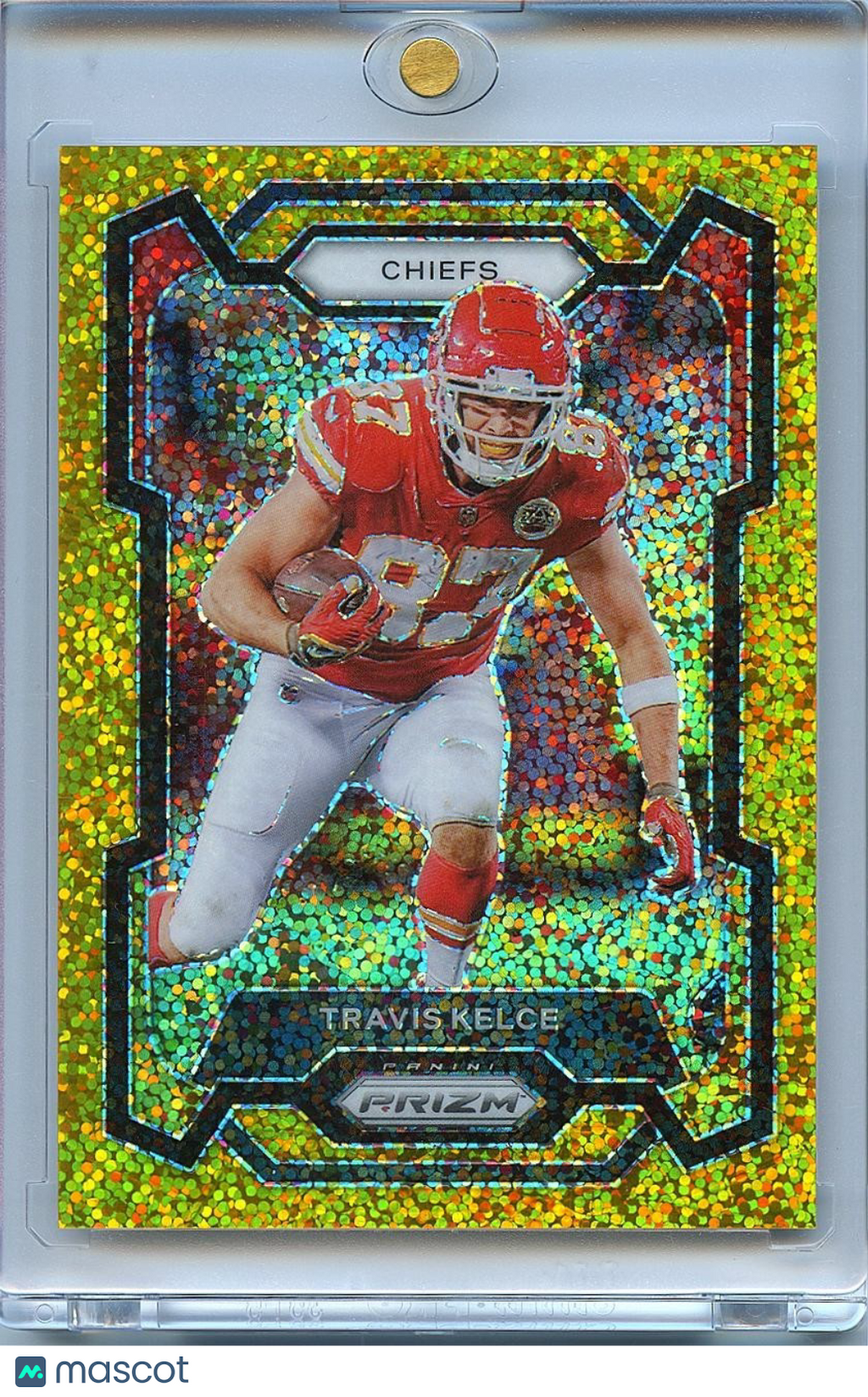 Travis Kelce 2022 Prizm GOLD Sparkle Prizm SSP Kansas City Chiefs 14/24 #151
