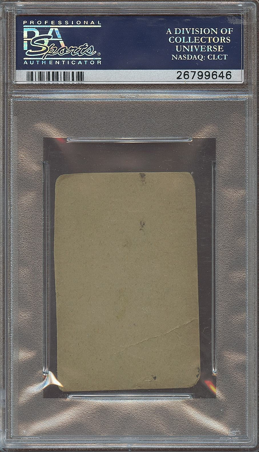 Lloyd Waner 1927 W560 Hand Cut Queen / Diamond Pittsburgh Pirates PSA Authentic
