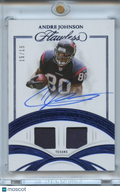 Andre Johnson 2025 Flawless Auto Autograph Game Worn Patch Houston Texans 15/15