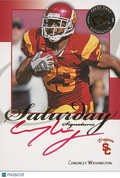 Chauncey Washington 2008 Press Pass Red Ink Auto Autograph RC SSP USC Trojans
