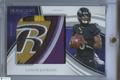 Lamar Jackson 2025 Immaculate LOGO Patch Baltimore Ravens 9/10