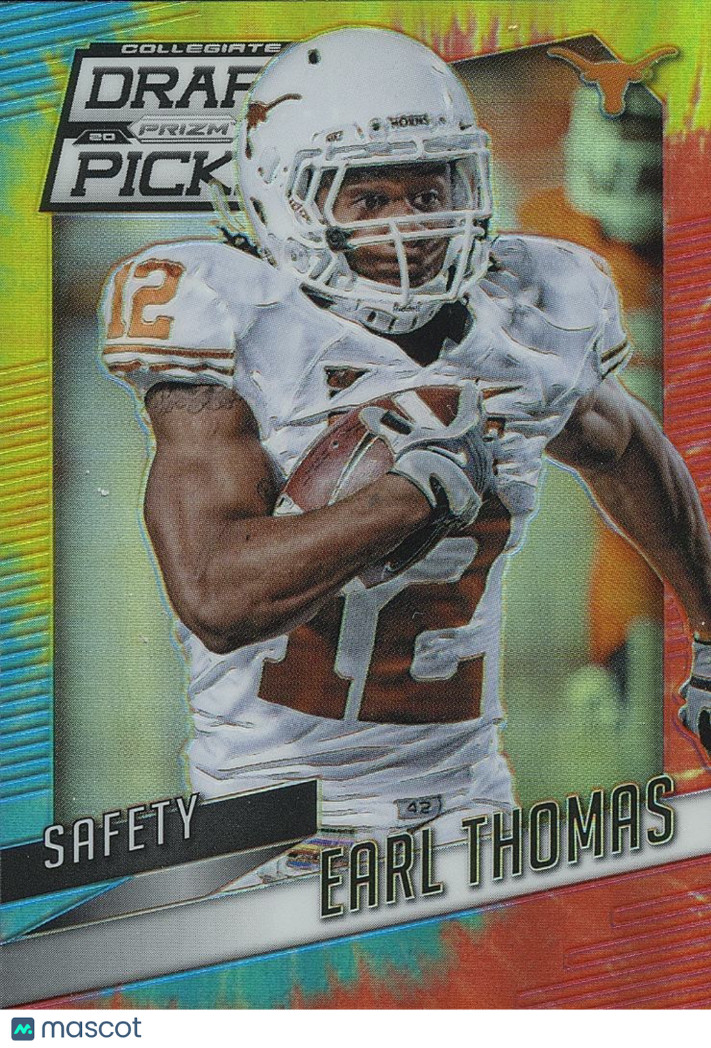 Earl Thomas 2015 Prizm Draft Tie-Dye Prizm Texas Longhorns Seahawks 22/49