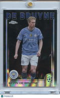 Kevin De Bruyne 2025 Topps Chrome Black Refractor Manchester United 8/10