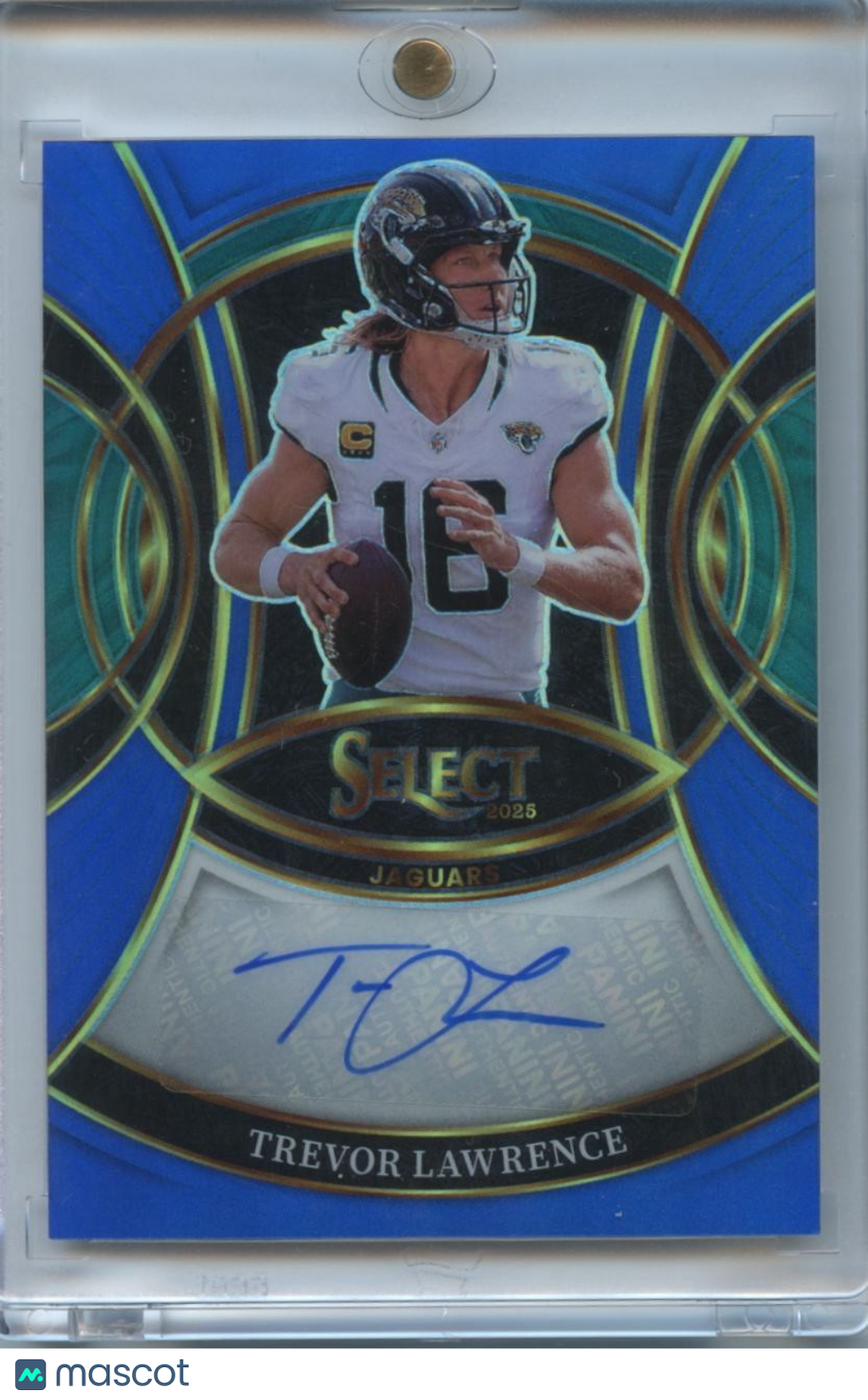 Trevor Lawrence 2025 Select Blue Auto Autograph Jacksonville Jaguars 138/149