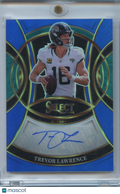 Trevor Lawrence 2025 Select Blue Auto Autograph Jacksonville Jaguars 138/149