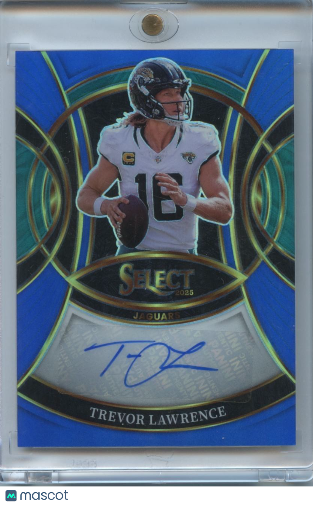 Trevor Lawrence 2025 Select Blue Auto Autograph Jacksonville Jaguars 138/149