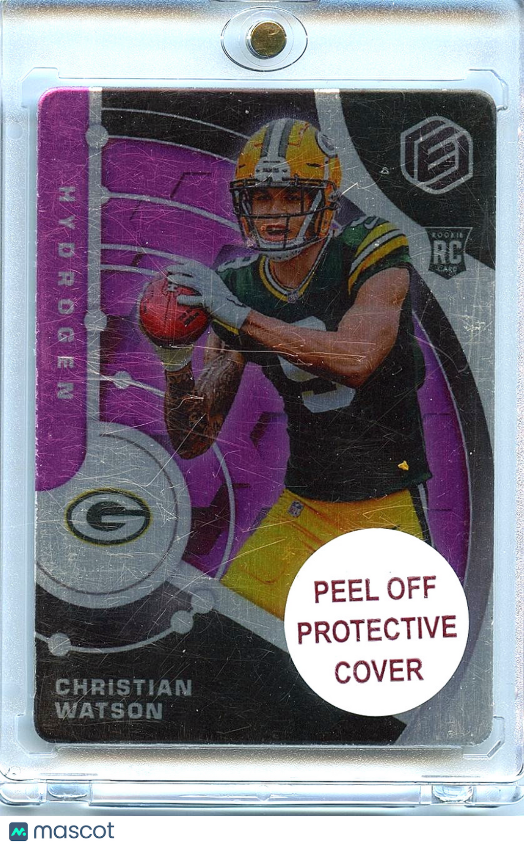 Christian Watson 2022 Elements Hydrogen 1/1 Rookie RC Green Bay Packers