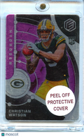 Christian Watson 2022 Elements Hydrogen 1/1 Rookie RC Green Bay Packers