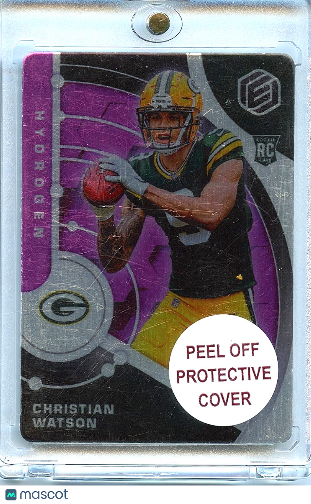 Christian Watson 2022 Elements Hydrogen 1/1 Rookie RC Green Bay Packers