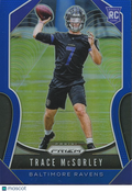 Trace Mcsorley 2019 Select Retail BLUE Prizm SSP Rookie RC Baltimore Ravens #309