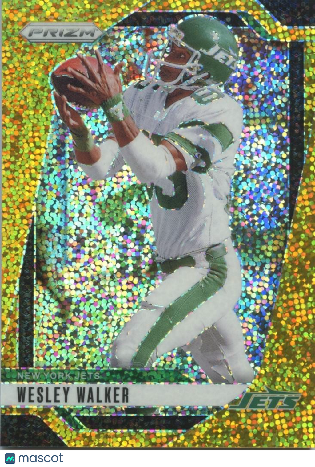 Wesley Walker 2024 Prizm GOLD Sparkle Prizm SSP New York Jets 13/24 #230