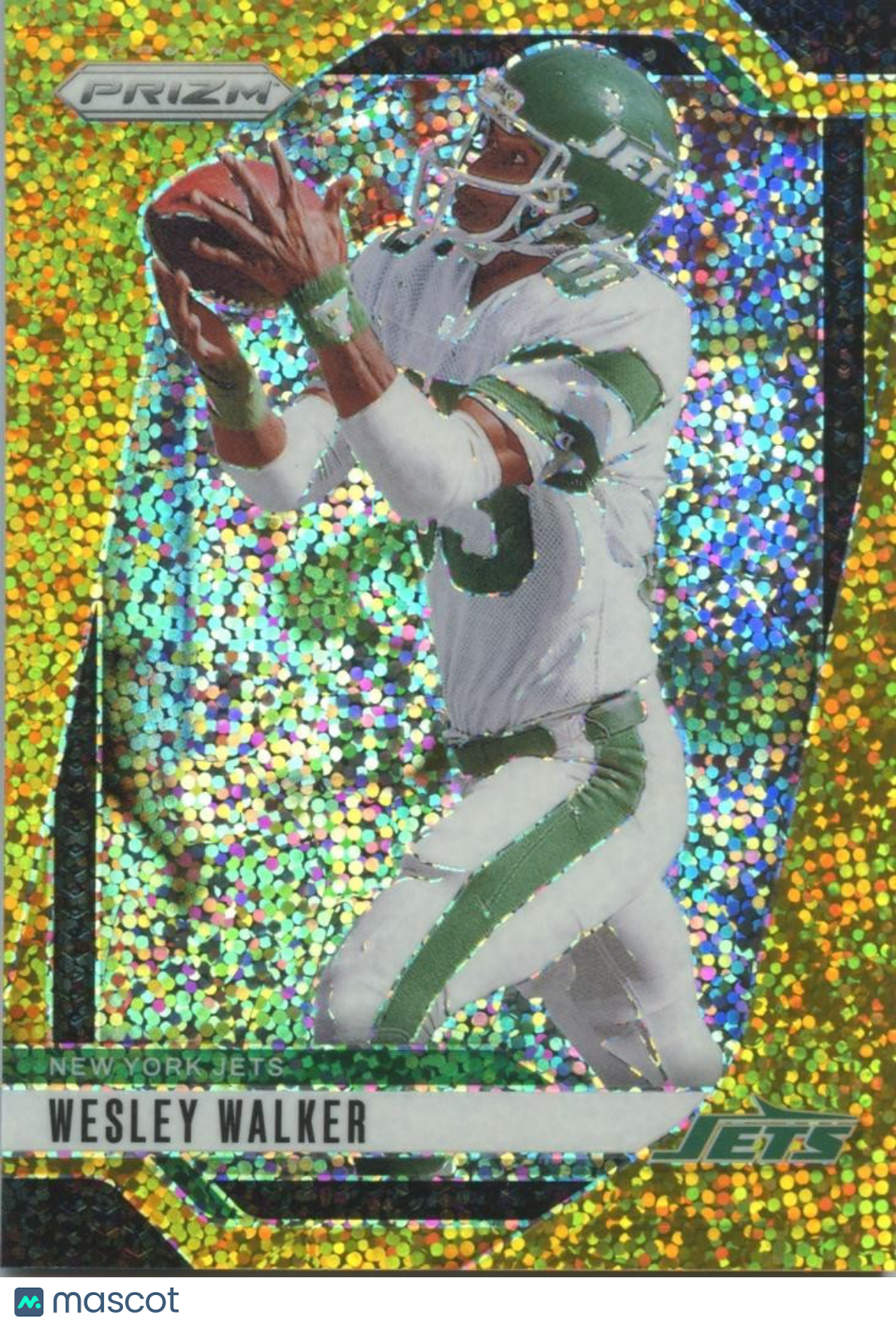 Wesley Walker 2024 Prizm GOLD Sparkle Prizm SSP New York Jets 13/24 #230