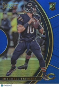 Mitchell Trubisky 2017 Select BLUE Prizm Rookie RC Chicago Bears Bills 7/149 #72