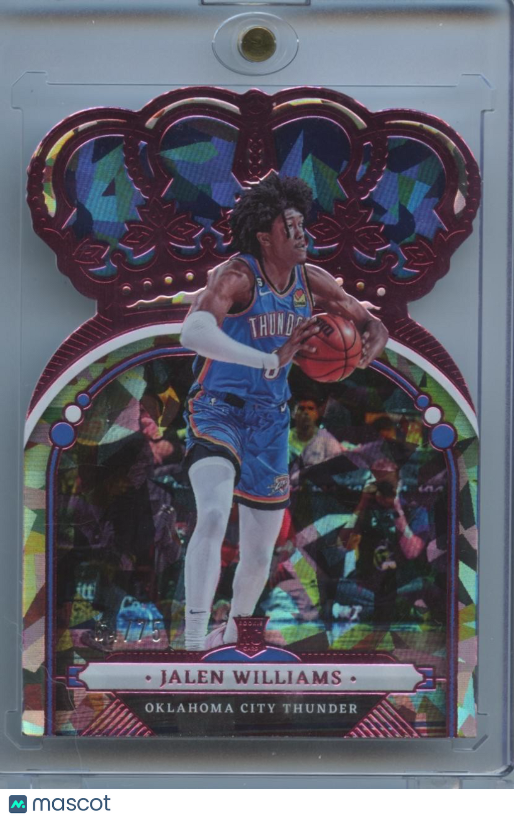 Jalen Williams 2022-23 Crown Royale Pink Rookie RC OKC Thunder 64/75
