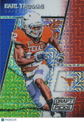 Earl Thomas 2016 Prizm Draft Red White & Blue Prizm Texas Longhorns 17/25
