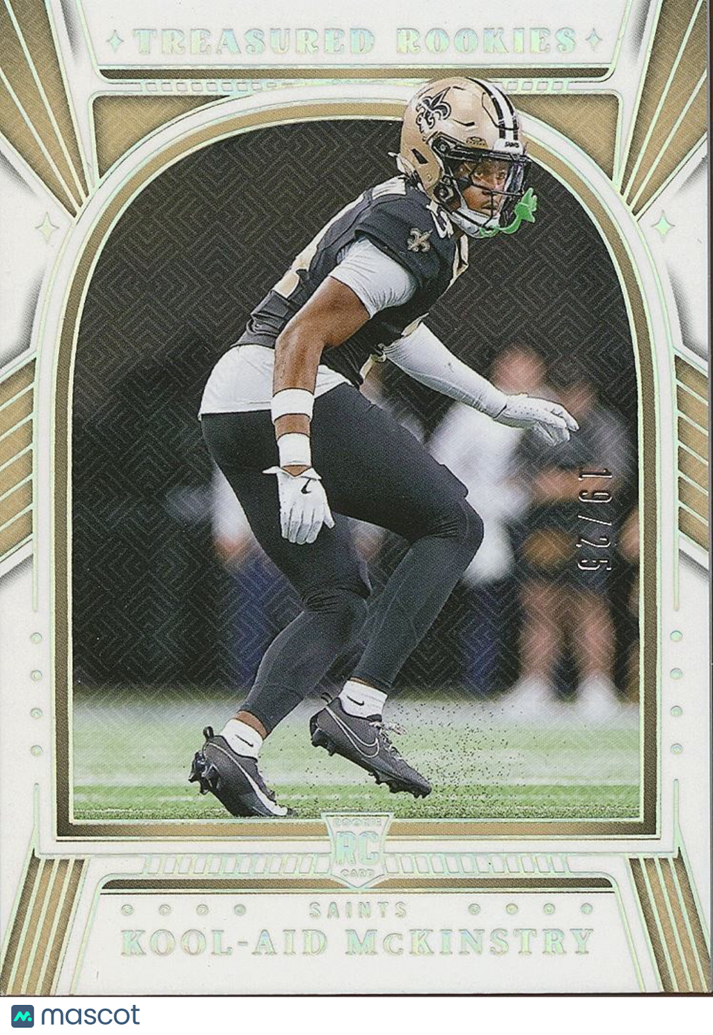 Kool-Aid Mckinstry 2024 National Treasures Rookie RC New Orleans Saints 19/25