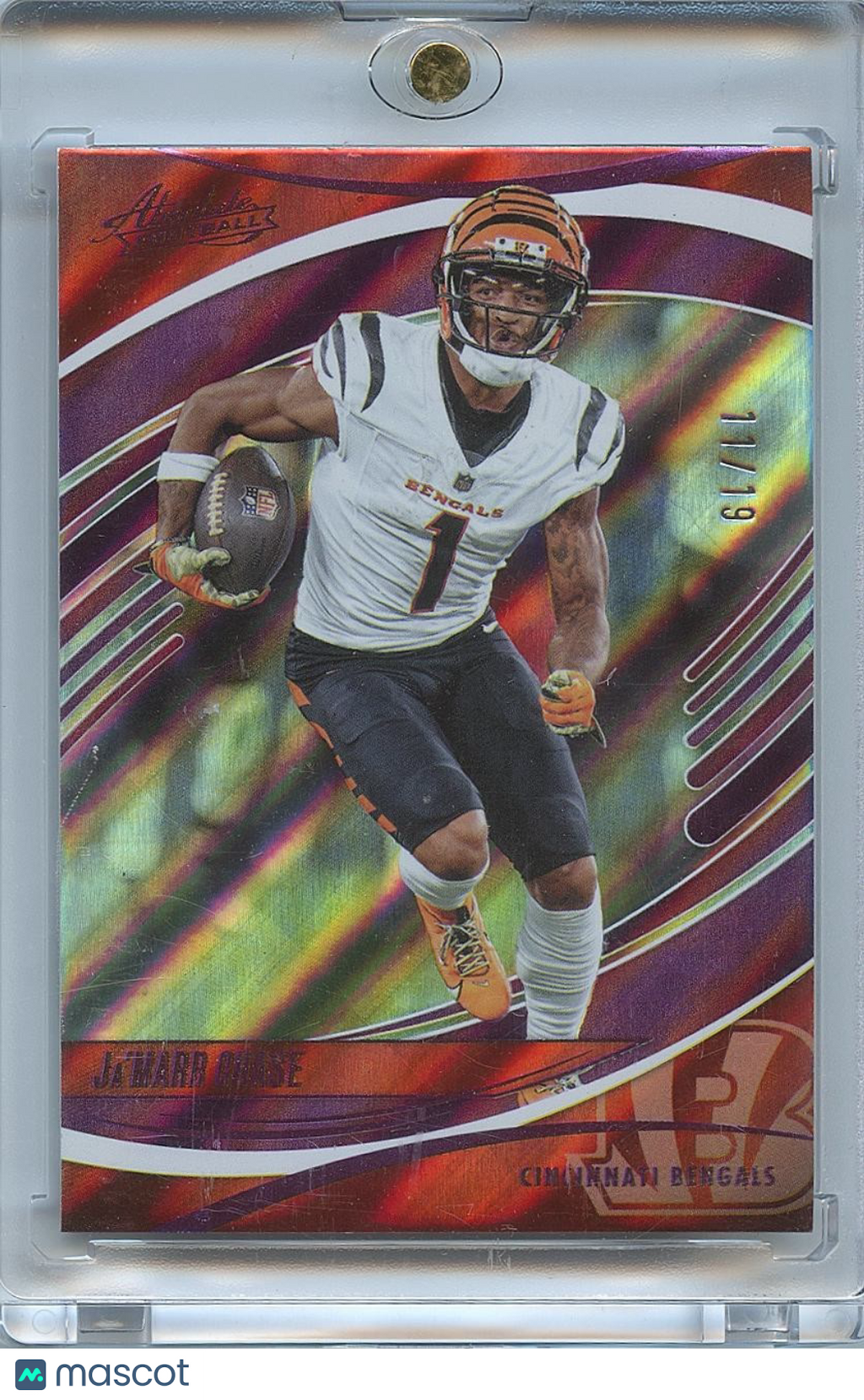 Ja'Marr Chase 2025 Absolute Purple SSP Cincinnati Bengals #74 11/19